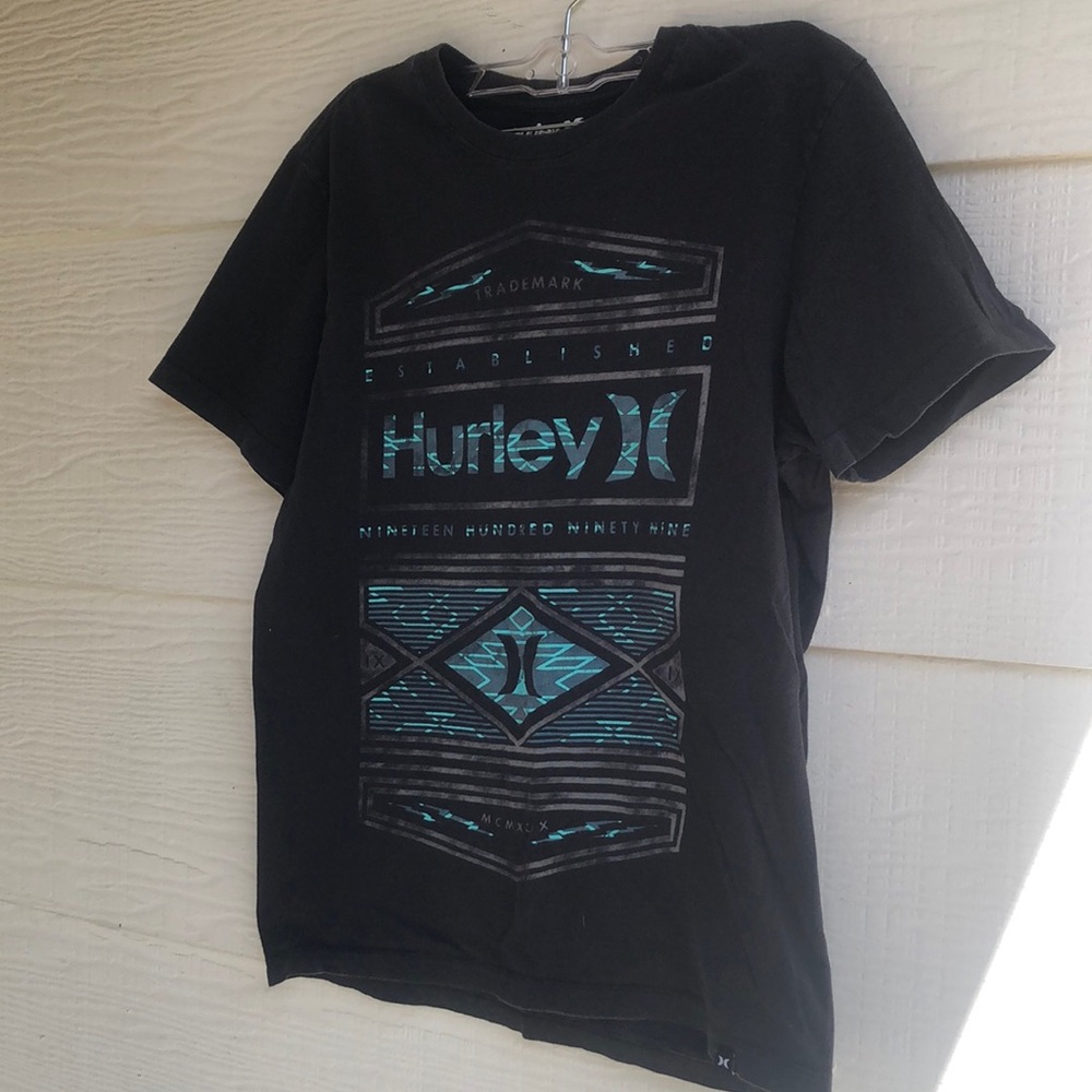 Hurley Black Graphic T-Shirt